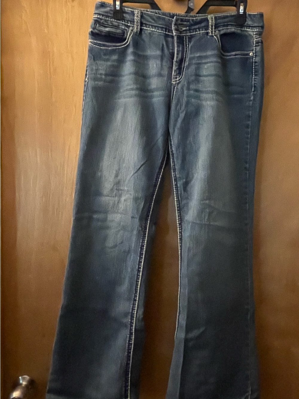 Nine West Women's Dark Blue Flared Jeans